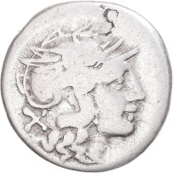 Monnaie, Furia, Denier, 169-158 BC, Rome, TB, Argent, Crawford:187/1 - Repubblica (-280 / -27)