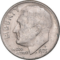 Monnaie, États-Unis, Roosevelt, Dime, 1973, U.S. Mint, TB, Argent - 1946-...: Roosevelt
