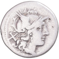 Monnaie, Denier, 206-195 BC, Rome, TB, Argent, Crawford:114/1 - Republic (280 BC To 27 BC)