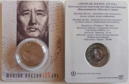 KAZAKHSTAN NEW 2022 COIN  IN THE BLISTER ''MUHTAR AYEZOV..125 YEARS'' ..''NOTABLE EVENTS AND PEOPLE'' - Kazajstán