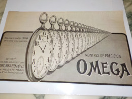 ANCIENNE PUBLICITE  5 MILLIONS DE  MONTRES  OMEGA 1922 - Andere & Zonder Classificatie