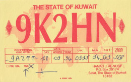 Kuwait - Safat , Radio Amateur QSL Card - Kuwait