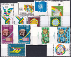 UNO NEW YORK 1976 Mi-Nr. 289-02 Kompletter Jahrgang/complete Year Set ** MNH - Ongebruikt