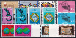 UNO NEW YORK 1978 Mi-Nr. 315-27 Kompletter Jahrgang/complete Year Set ** MNH - Neufs