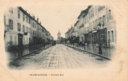 Champagnole * Grande Rue * Au Dos Publicité Royal Moka Tapioca B. BOURGEOIS & LABBE à Cambrai & Proville - Champagnole