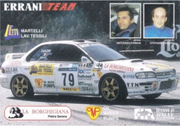 ERRANI TEAM SQUADRA CORSE FAENZA - LANCIA DELTA INTEGRALE - CAMPIONATO DEL MONDO RALLY 2001 - AUTOMOBILISMO - Faenza