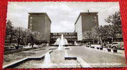 OBERHAUSEN -  Wasserspiele Am Friedensplatz Mit Europahaus - Oberhausen