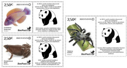 Finland Estonia Lithuania 2022 Discoveries New Species BeePost Set Of 3 Stamps With Labels Mint - Nuevos