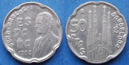 SPAIN - 50 Pesetas 1992 Sagrada Familia KM# 907 Juan Carlos I - Edelweiss Coins - 50 Peseta