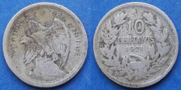 CHILE - 10 Centavos 1921 KM# 166 Decimal Coinage (1835-1960) - Edelweiss Coins - Chili