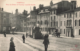 Lunéville * La Place Du Château Et Le Tram Tramway Lunéville Einville * Librairie QUANTIN * Locomotive - Luneville