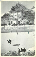 BRAUNWALD - Hôtel Braunwald, Patinoire. (carte Vendue En L'état) - Braunwald