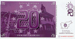SLOVENIE 20 TALERJEV 2007  UNC - Slovenia