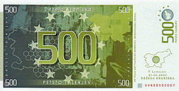 SLOVENIE 500 TALERJEV  2007  UNC - Eslovenia