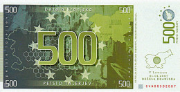 SLOVENIE 500 TALERJEV  2007  UNC - Slovénie