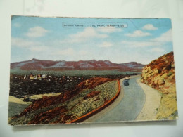 Cartolina "SCENIC DRIVE - EL PASO, TEXAS" - El Paso