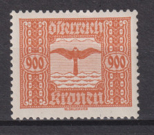 1922 Österreich, Luftpost ** Mi:AT 428, Sn:AT C7, Yt:AT PA7,Common Kestrel (Falco Tinnunculus) Turmfalke - Autres & Non Classés