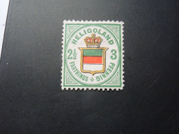 HELIGOLAND 1876 Neuf SG - Heligoland (1867-1890)