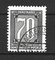 Rda  1956 Timbre De Service N 38 (yv) Oblitéré  Sans Trace De Charniere  TTB - Gebraucht