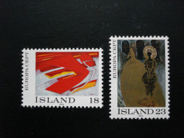 Islande - Europa 1975  "Tableaux"  Y.T. 455/456 - Neuf ** - Mint MNH - 1975