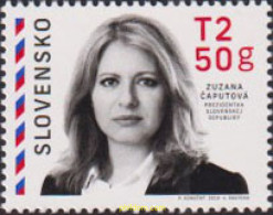 612725 MNH ESLOVAQUIA 2019 ZUZANA CAPUTOVA - PESIDENTA DE LA UNIVERSIDAD - Ungebraucht