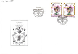 TCHEQUIE FDC 1995 NATURE - ABEILLES - Abeilles