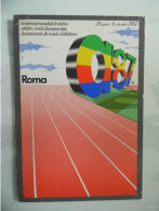 Cartolina "ROMA CAMPIONATI DEL MONDO  DI ATLETICA 1987" - Stades & Structures Sportives