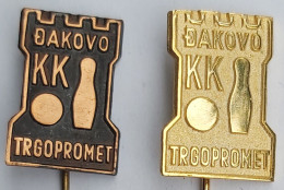 KK Djakovo Trgopromet Đakovo Croatia Bowling Club 2 Pieces PIN A8/3 - Bowling