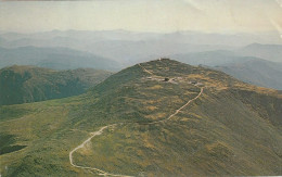 Aerial View Of The Summit Of Mount Washington, New Hampshire White Mountains Mount Washington Auto Road - White Mountains