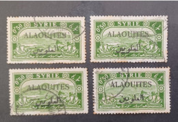 ALAOUITES SYRIE سوريا  SYRIA 1925 STAMPS OF SYRIA OF 1925 OVERPRINT CAT YVERT N 24 - Used Stamps