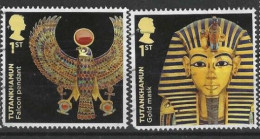 GROSSBRITANNIEN GRANDE BRETAGNE GB 2022 TUTANKHAMUN 1ST SET 2V USED SG 4745-6 MI 5080-1 YT 5477-8 SN 4305-6 - Used Stamps