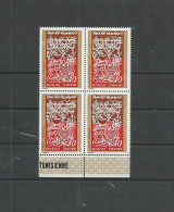 TUNISIE  1971  BLOC DE 4 TP N° 693 NEUF. - Tunisie (1956-...)