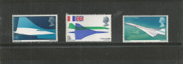 THEME CONCORDE   3 TP NEUFS ANGLETERRE. - Concorde