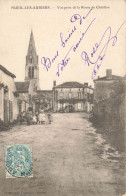 Nieul Les Aubiers * Vue Prise De La Route De Châtillon * 1905 * Enfants Villageois - Sonstige & Ohne Zuordnung