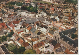 CPM. BELGIQUE.  BRAINE-LE-COMTE.  Vue Aérienne - La Grand'Place. - Braine-le-Comte