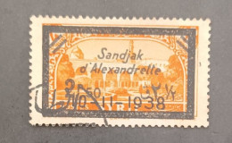 ALEXANDRETTE SANDJAK SYRIE سوريا  SYRIA 1938 STAMPS OF SYRIA DEATH OF PRESIDENT ATATURK CAT YVERT N 15 - Gebraucht