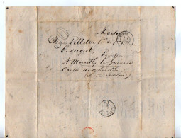 TB 4134 - 1868 - LAC - Lettre Taxée 30 Cts - Le Receveur ....Bureau De MACON Pour La Vve ROUGEOT à MARCILLY LA GUEURCE - 1849-1876: Classic Period