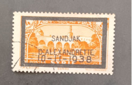 ALEXANDRETTE SANDJAK SYRIE سوريا  SYRIA 1938 STAMPS OF SYRIA DEATH OF PRESIDENT ATATURK CAT YVERT N 16 - Usados