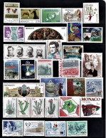 Monaco - 1998  Year Set- 32 Issues- ( 37 St.+ 2 Bl.) . MNH** - Unused Stamps