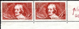 Variété Pli Accordéon YT330 Jacques Callot - Unused Stamps