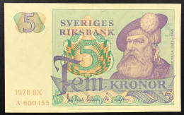 Svezia Sveriges 5 Kronor 1978 Sup  LOTTO 4478 - Svezia