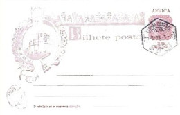 Portugal  & Bilhete Postal, África, Lisboa 1898 (797999) - Portuguese Africa