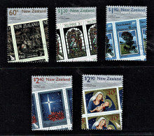 New Zealand 2010 Christmas Set Of 5 Used - Used Stamps