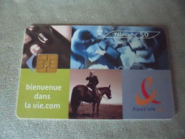 Télécarte France Télécom  Bienvenue Dans La Vie.Com - Telecom