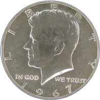 LaZooRo: United States 1/2 Dollar 1967 UNC - Silver - 1964-…: Kennedy