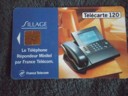 Télécarte France Télécom Sillage - Operatori Telecom