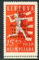 LITHUANIA 1938 National Scout Jamboree 15C+5C MNH / **. Michel 422 - Lituania