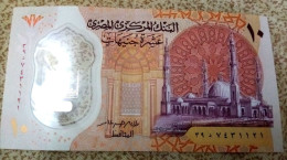 Egypt - 2022 - Polymer Note Of The 10 Pounds- ( Sign 24 - Amer ) - Prefix D39 , C - Egypte