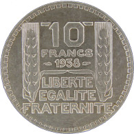 LaZooRo: France 10 Francs 1938 UNC - Silver - 10 Francs