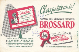 BU 2625  /   BUVARD   BISCUITS BROSSARD  ( 21,50 Cm X 13,50 Cm) - Dulces & Biscochos